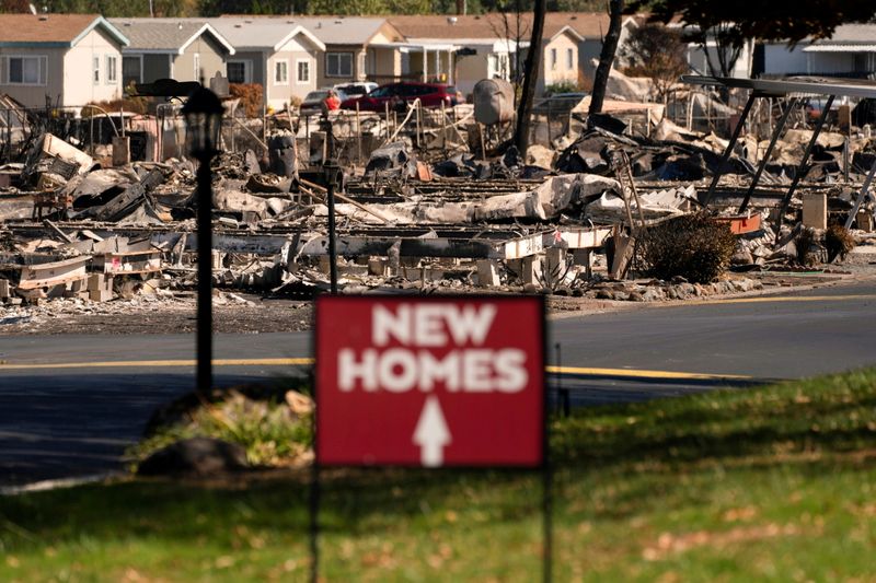 FILE PHOTO: Destruction after wildfires in Oregon