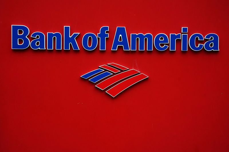 FILE PHOTO: A Bank of America logo is pictured in