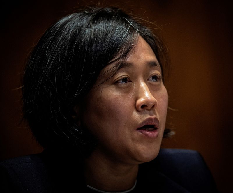FILE PHOTO: U.S. Trade Representative Katherine Tai testifies before the