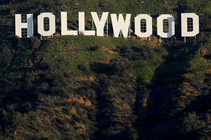 FILE PHOTO: The iconic Hollywood sign is shown on a