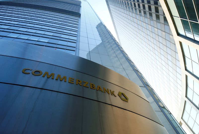 FILE PHOTO: The headquarters of the Commerzbank are pictured before