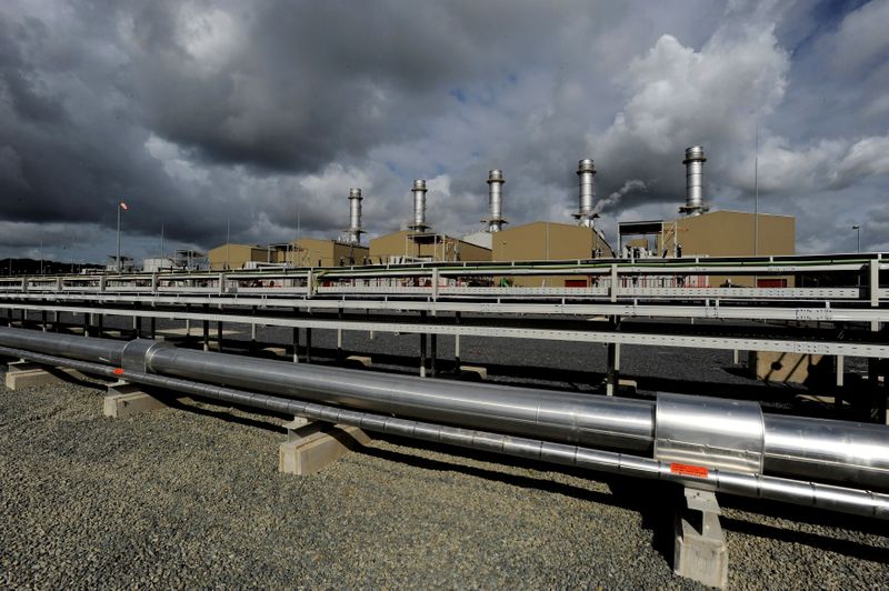 FILE PHOTO: Energy company RWE npower’s new gas-fired Pembroke Power