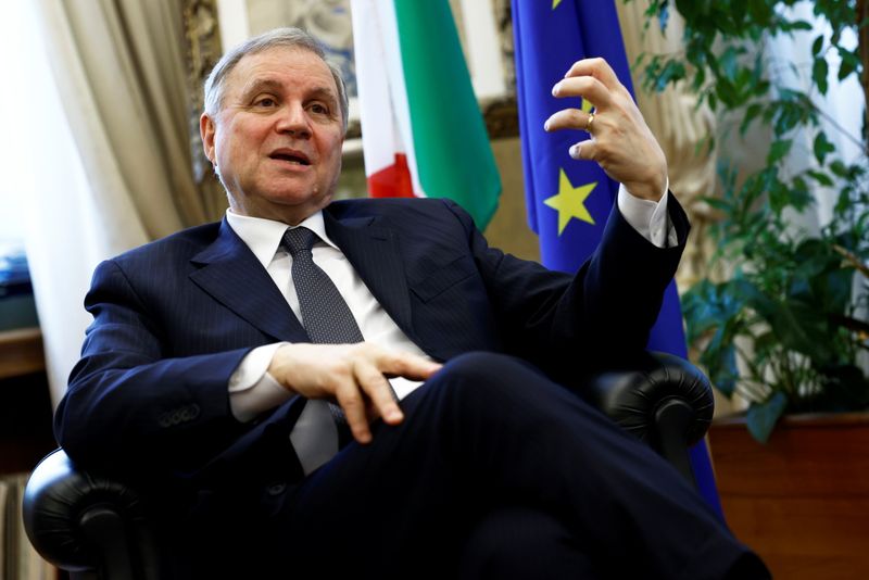 Interview with ECB’s policymaker Visco in Rome
