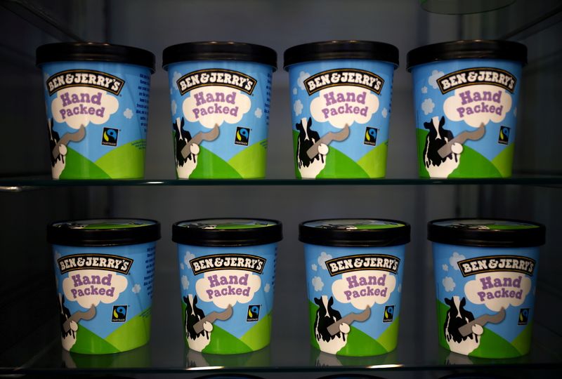 FILE PHOTO: Ben & Jerry’s shop in London