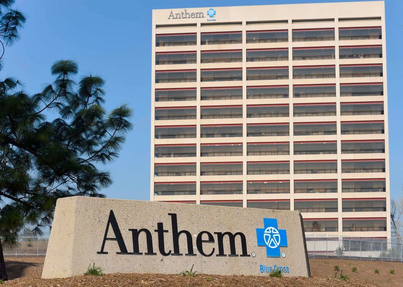 FILE  PHOTO: The office building of health insurer Anthem