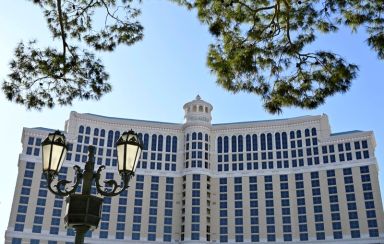 FILE PHOTO: The Bellagio hotel and casino is seen along