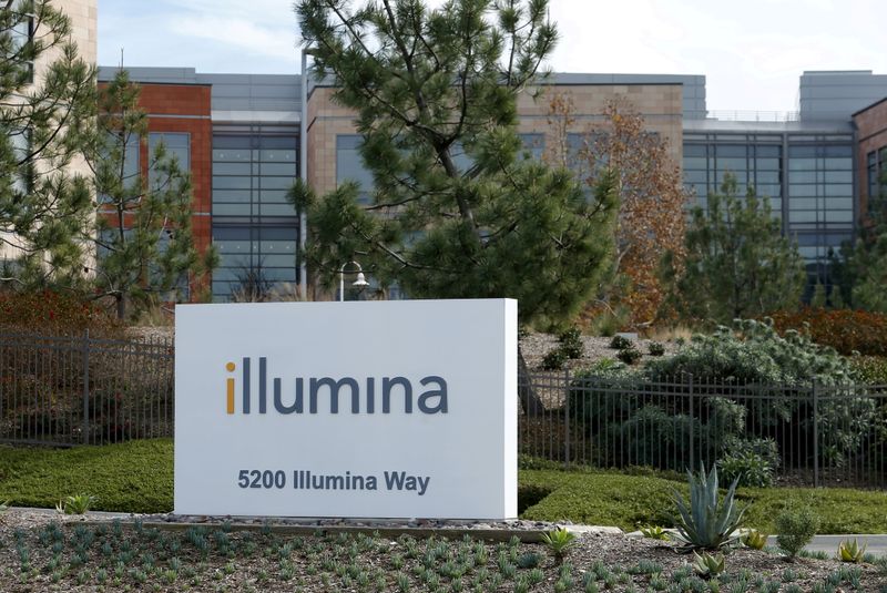 FILE PHOTO: The offices of gene sequencing company Illumina Inc
