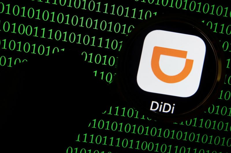 FILE PHOTO: Illustration picture of Chinese ride-hailing giant Didi