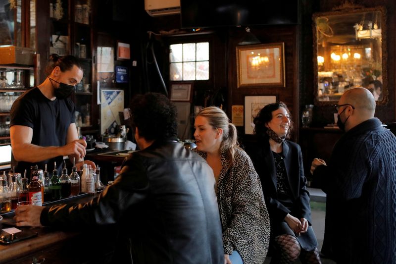 FILE PHOTO: Restrictions ease for bars, allowing seating at the