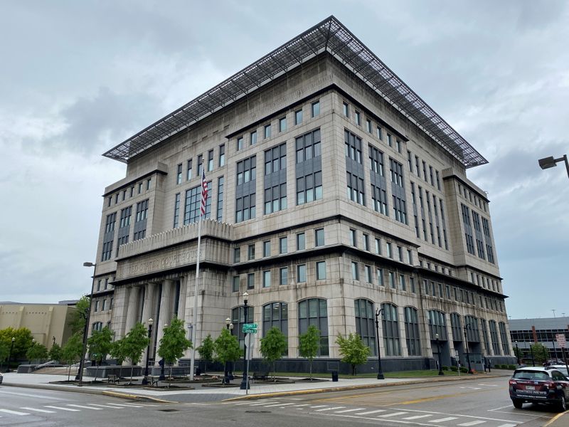 FILE PHOTO: A general view of the courthouse where opioid
