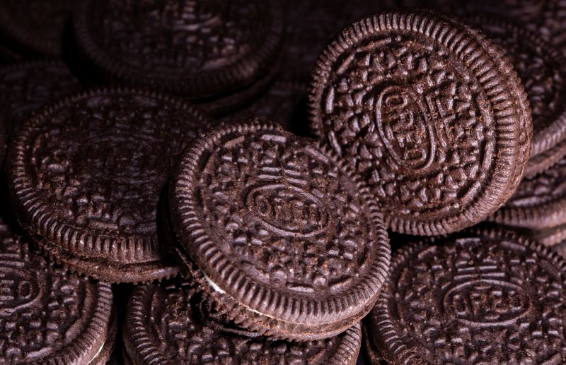 FILE PHOTO: Mondelez International’s Oreo biscuits are seen in this