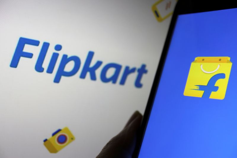 FILE PHOTO: Illustration picture of Indian online retailer Flipkart