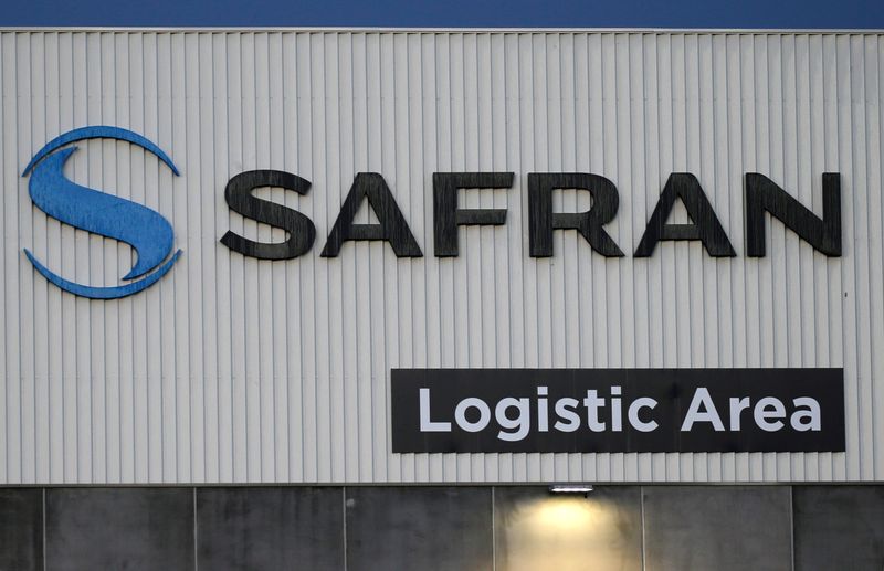 FILE PHOTO: The Safran logo is pictured at the company’s