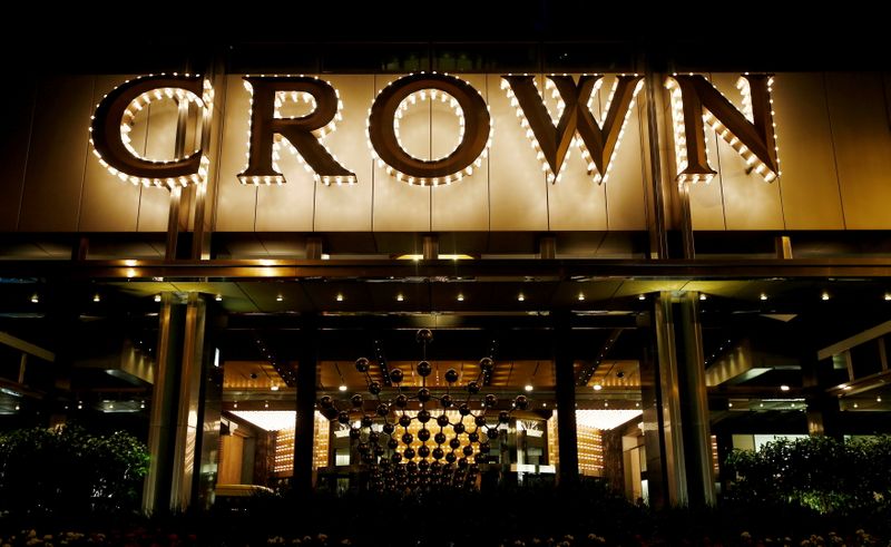 FILE PHOTO: The Crown Casino complex is pictured in Melbourne