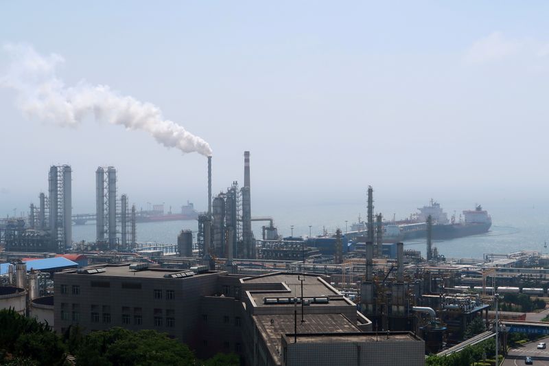 FILE PHOTO: China National Petroleum Corporation (CNPC)’s Dalian Petrochemical Corp