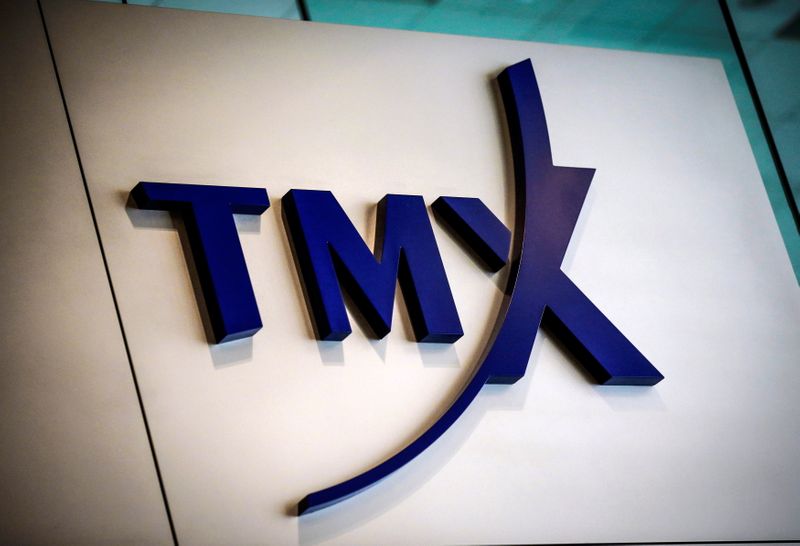 FILE PHOTO: A TMX Group sign, the company that runs