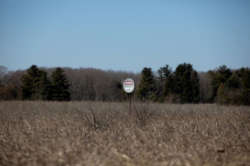 FILE PHOTO: Land used for oil leases in Michigan, U.S.
