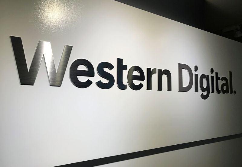 The logo of Western Digital Corporation is displayed at the