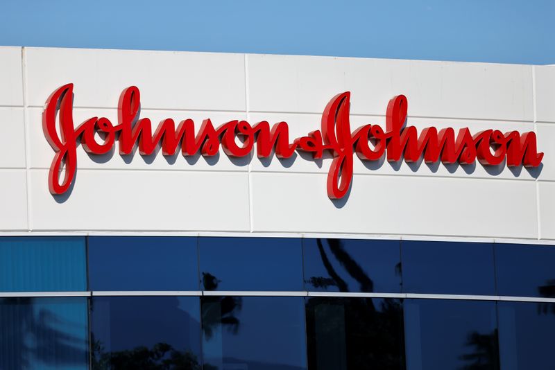 Johnson & Johnson company offices are shown in Irvine, California