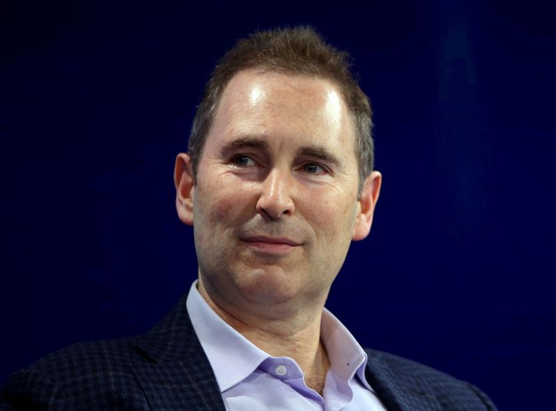 FILE PHOTO: Amazon’s Andy Jassy speaks at the WSJD Live