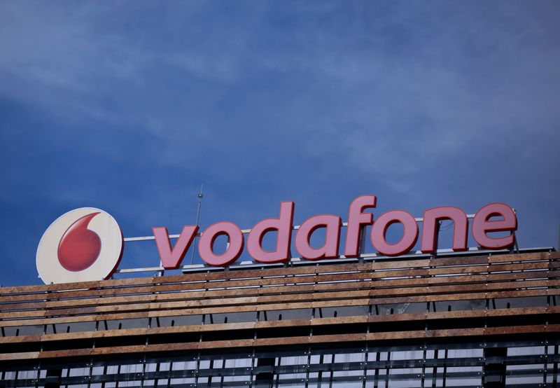 The Vodafone logo can be seen on top of a