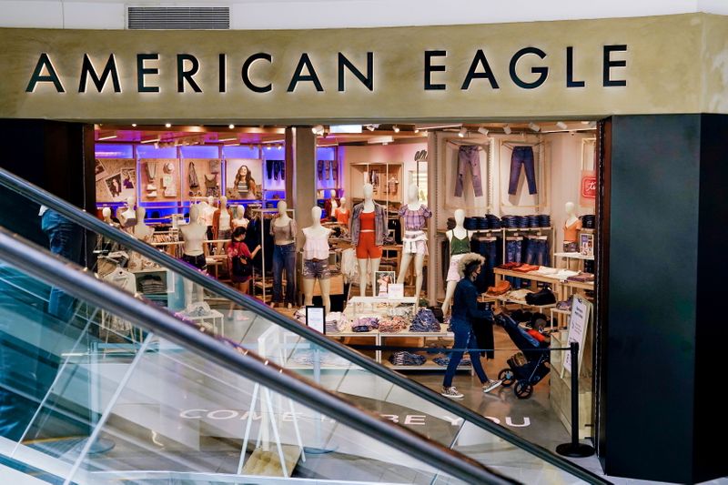 A view of an American Eagle Outfitters store in Arlington,
