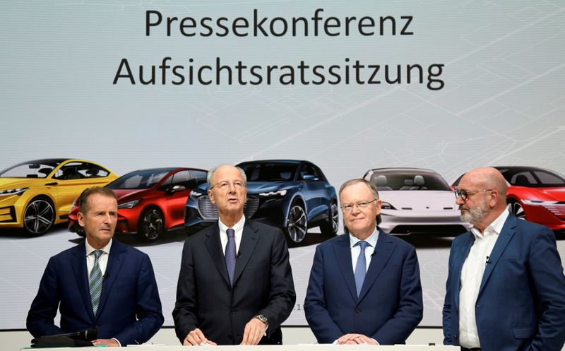 FILE PHOTO: Volkswagen CEO, Diess, chairman of the supervisory board