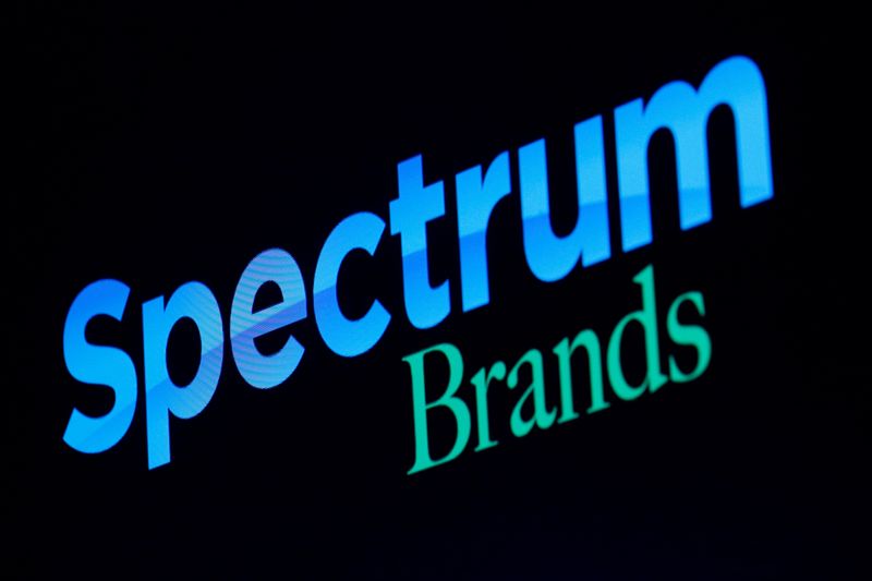 The logo for Spectrum Brands Holdings, Inc., is displayed screen