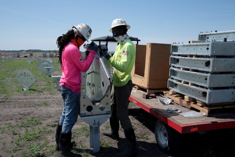 FILE PHOTO: Solar developers look to post-industrial sites for industry’s