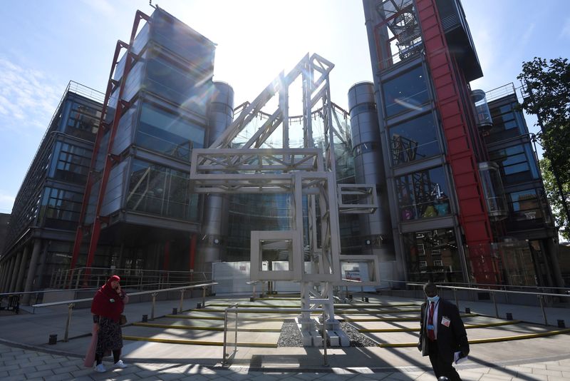 FILE PHOTO: Channel 4 television channel offices seen in London