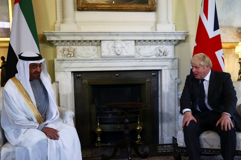 Boris Johnson meets the Crown Prince of Abu Dhabi