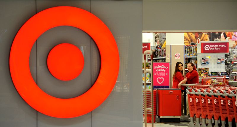 FILE PHOTO: File photo of employees working at a Target