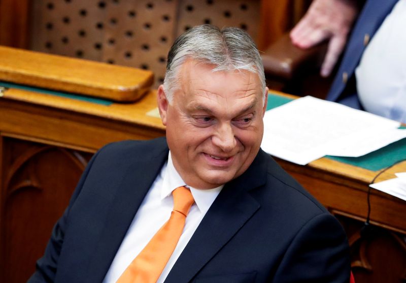 FILE PHOTO: Hungarian PM Viktor Orban attends the opening session