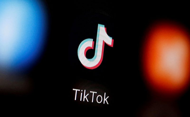 FILE PHOTO: FILE PHOTO: A TikTok logo is displayed on