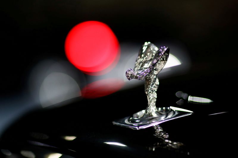 FILE PHOTO: The “Spirit of Ecstasy” bonnet ornament of a
