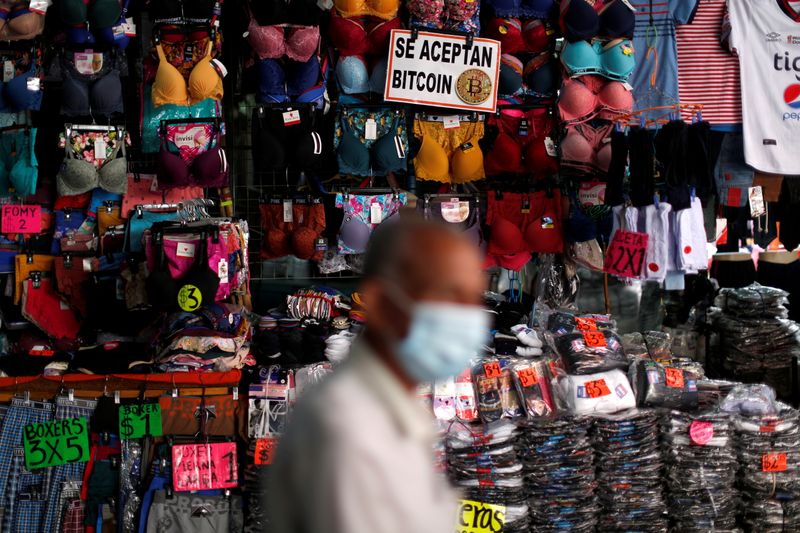 FILE PHOTO: El Salvador adopts Bitcoin as legal tender