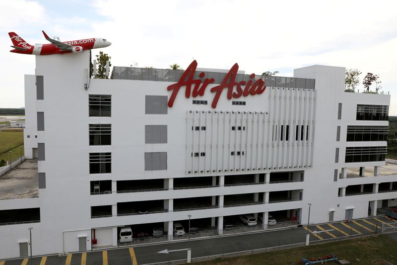 FILE PHOTO: A general view of AirAsia headquarters, amid the