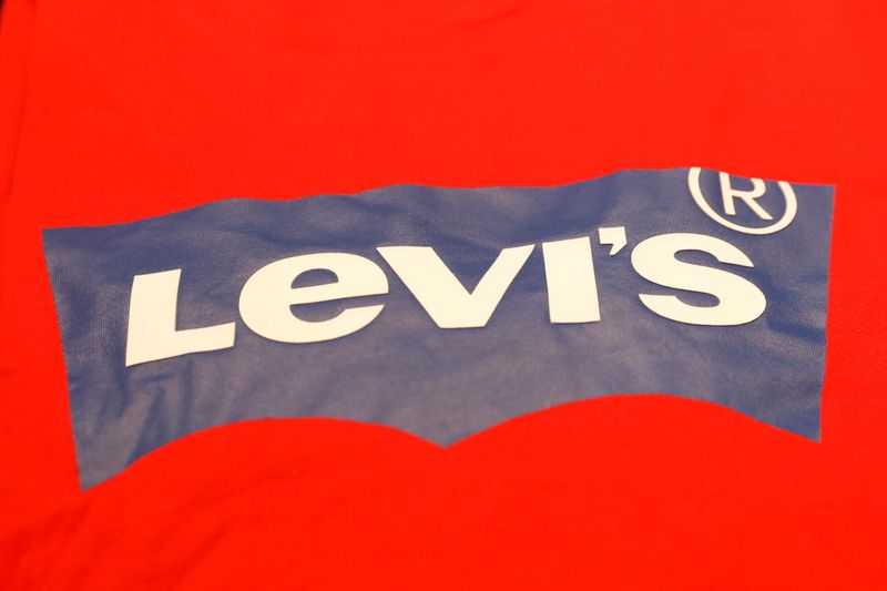 FILE PHOTO: A Levi’s logo is seen on a shirt