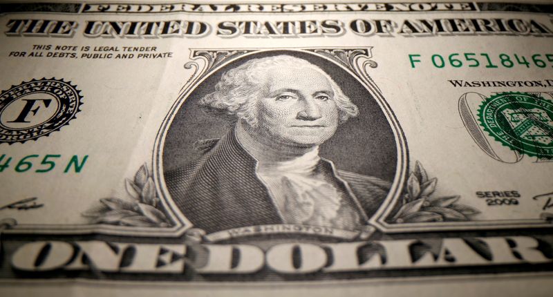 sFILE PHOTO: A U.S. dollar banknote is seen in this