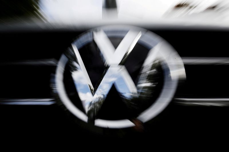FILE PHOTO: VW logo