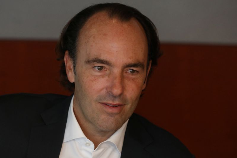 Kyle Bass, founder of Hayman Capital Management, speaks during the