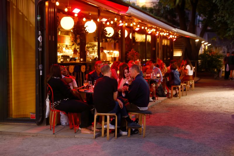 Restaurants and bars open in Sweden