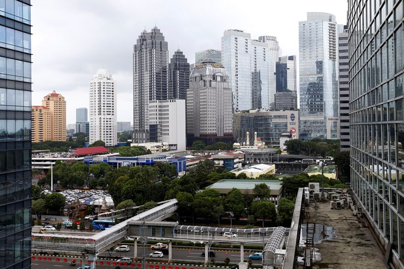 General view of Sudirman Central Business District (SCBD), following the