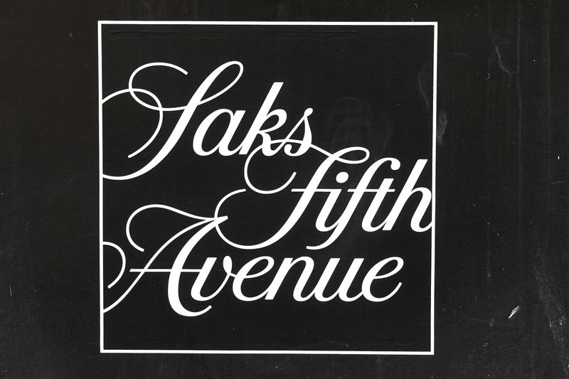 FILE PHOTO: A Saks Fifth Avenue is pictured during the