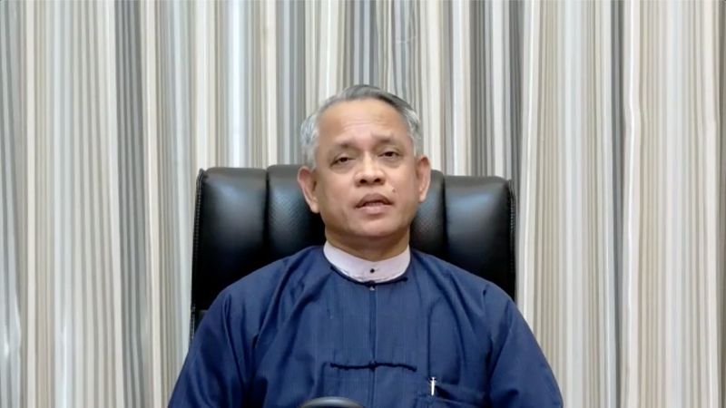 Myanmar’s Investment and Foreign Economic Relations Minister Aung Naing Oo