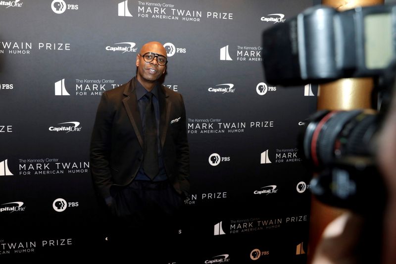 FILE PHOTO: Comedian Dave Chappelle receives the Mark Twain Prize