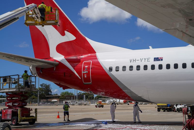 Qantas begins preparing and equipping planes for return of international