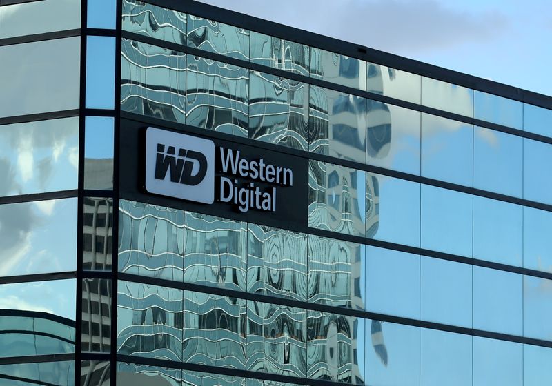 FILE PHOTO: A Western Digital office building is shown in