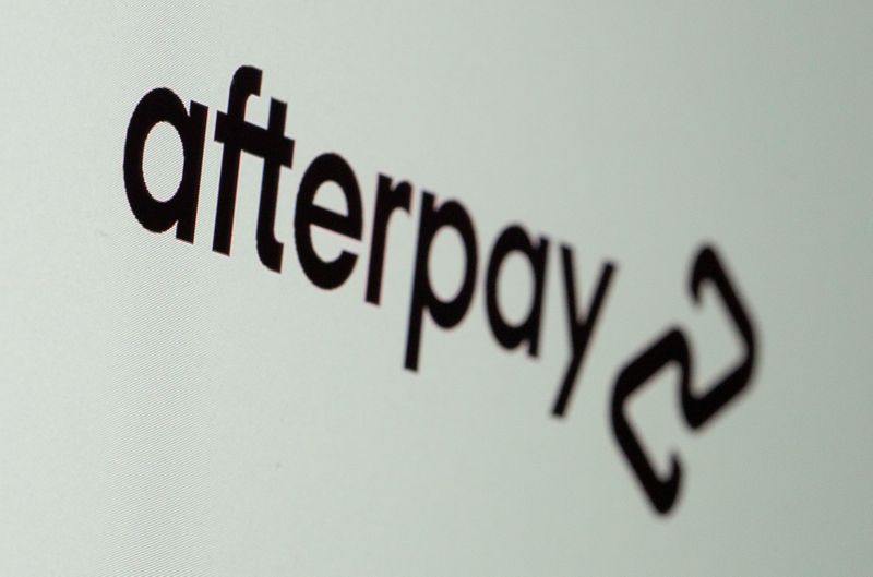 FILE PHOTO: Afterpay logo is displayed