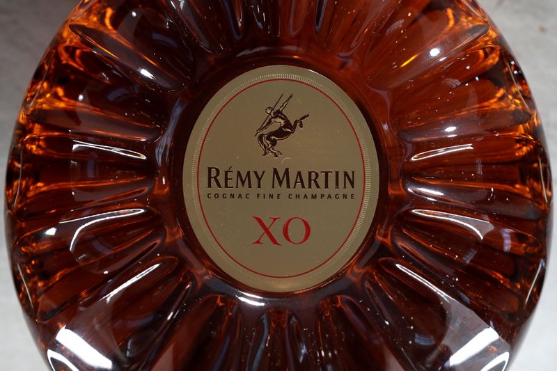 FILE PHOTO: A bottle of Remy Martin XO cognac is